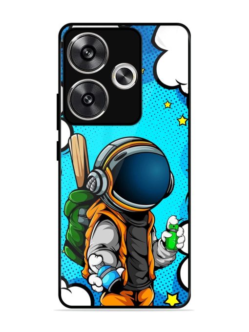 Space Graffiti Artist Glossy Soft Edge Case for Poco F6 (5G) Chachhi