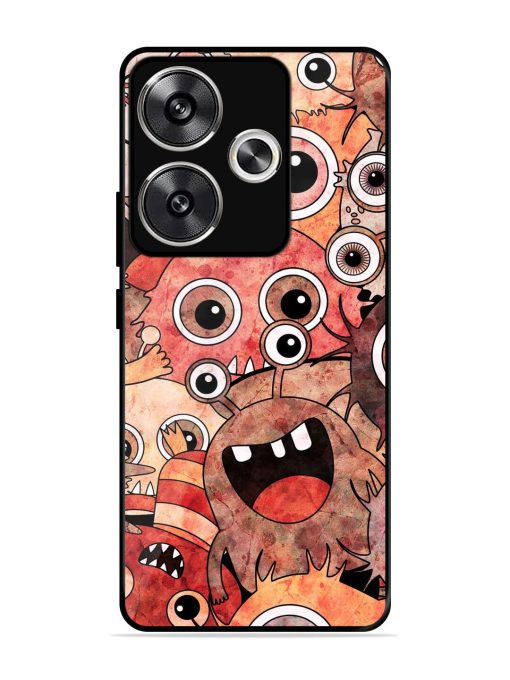 Monster Mash Glossy Soft Edge Case for Poco F6 (5G) Chachhi