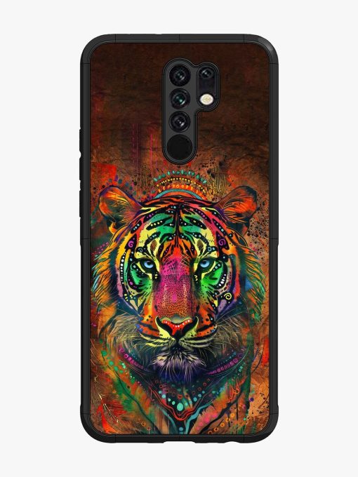 Cosmic Tiger Glossy Soft Edge Case for Poco M2 Chachhi