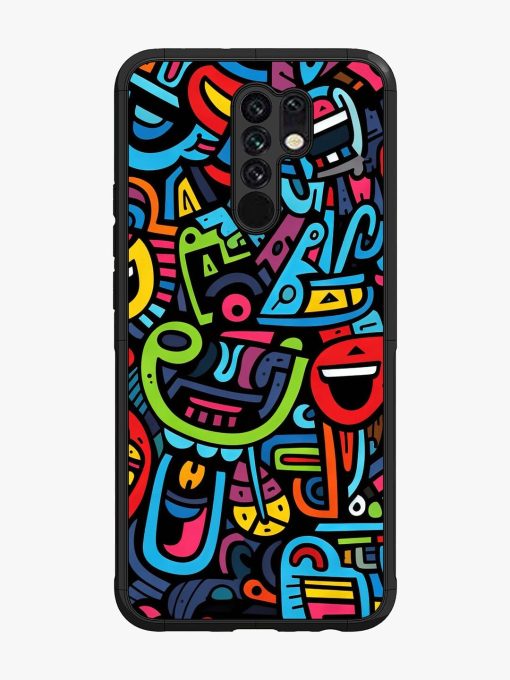 Doodlephoria Glossy Soft Edge Case for Poco M2 Chachhi