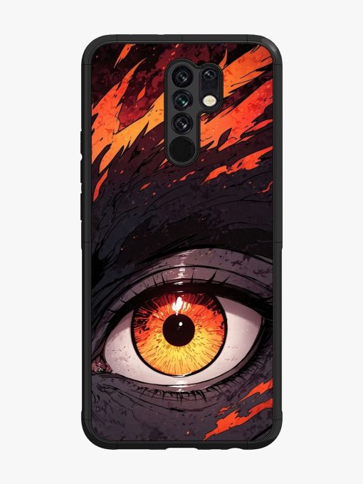 Inferno Gaze Glossy Soft Edge Case for Poco M2 Chachhi