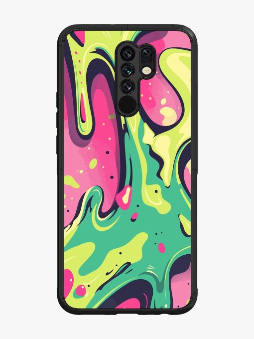 Gooey Grooves Glossy Soft Edge Case for Poco M2 Chachhi