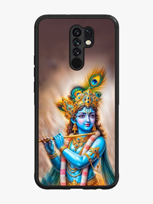 Divine Krishna Glossy Soft Edge Case for Poco M2 Chachhi