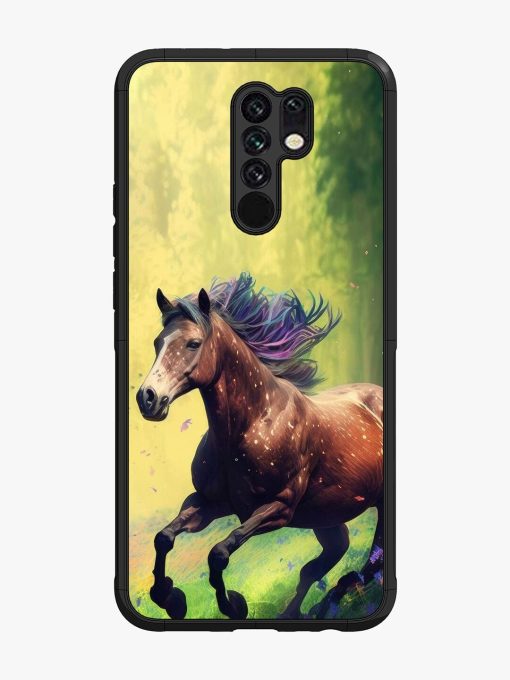 Enchanted Gallop Glossy Soft Edge Case for Poco M2 Chachhi