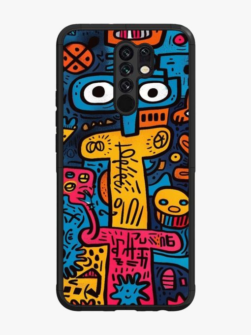 Doodletopia Glossy Soft Edge Case for Poco M2 Chachhi