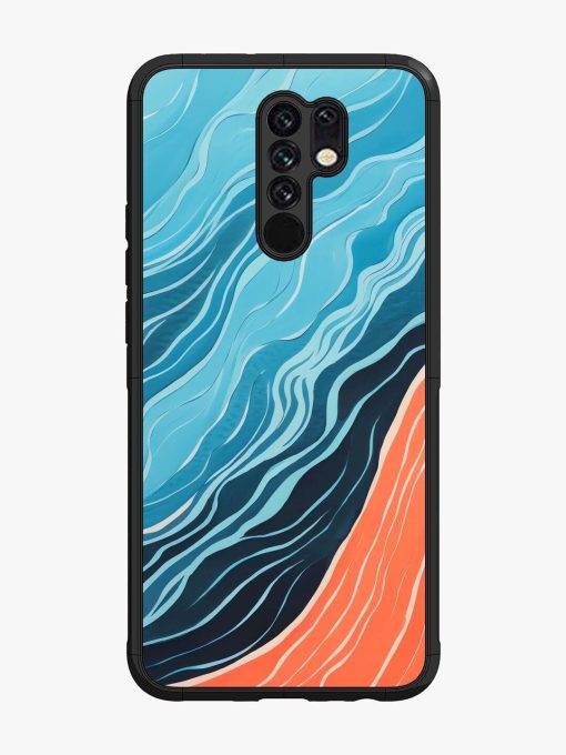 Oceanic Divide Glossy Soft Edge Case for Poco M2 Chachhi