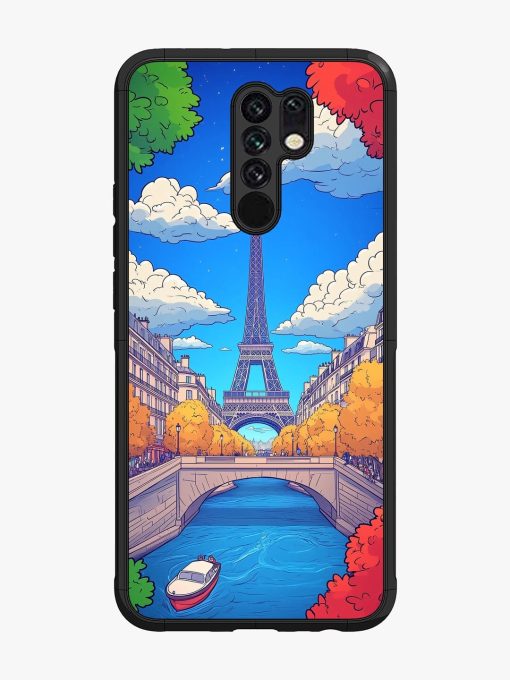 Parisian Panorama Glossy Soft Edge Case for Poco M2 Chachhi