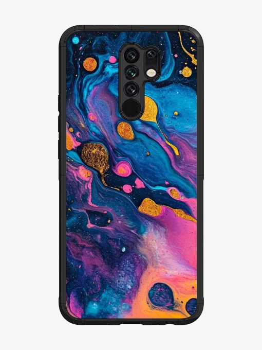 Cosmic Swirl Glossy Soft Edge Case for Poco M2 Chachhi