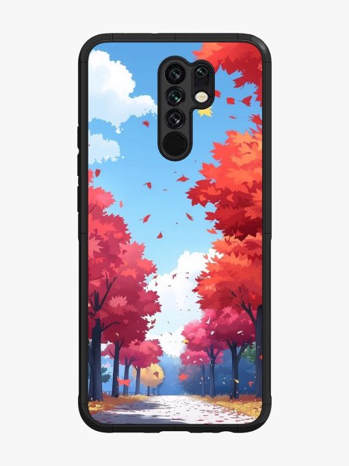 Autumn'S Embrace Glossy Soft Edge Case for Poco M2