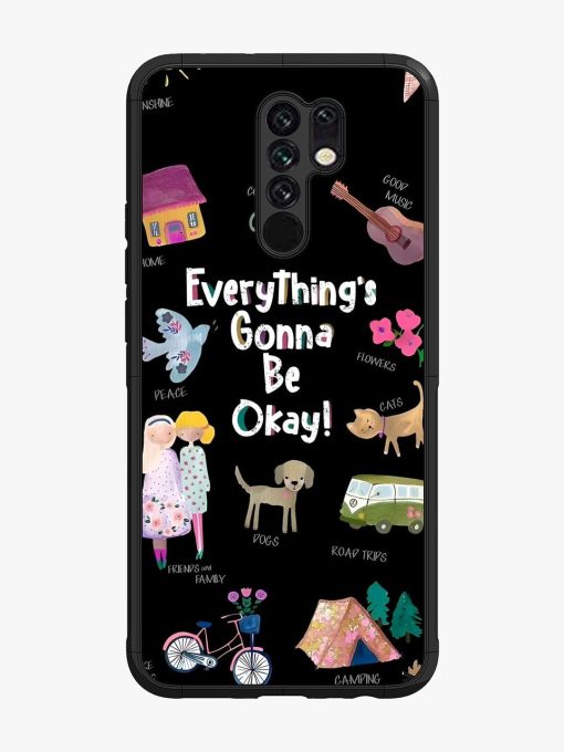 Everything'S Gonna Be Okay Glossy Soft Edge Case for Poco M2 Chachhi