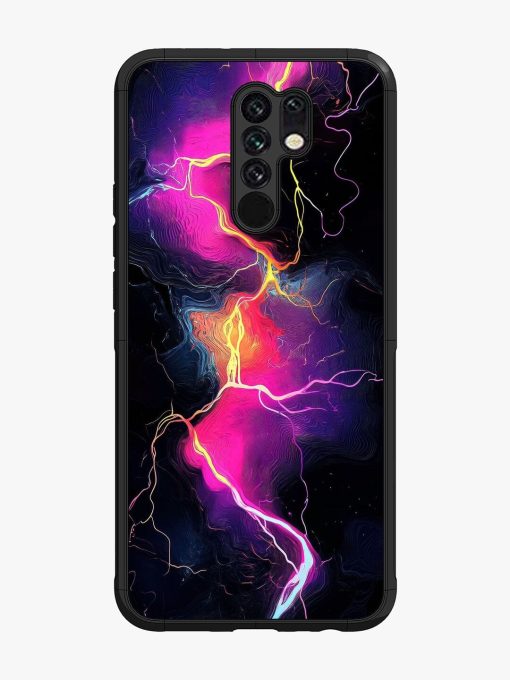 Electric Dreams Glossy Soft Edge Case for Poco M2 Chachhi