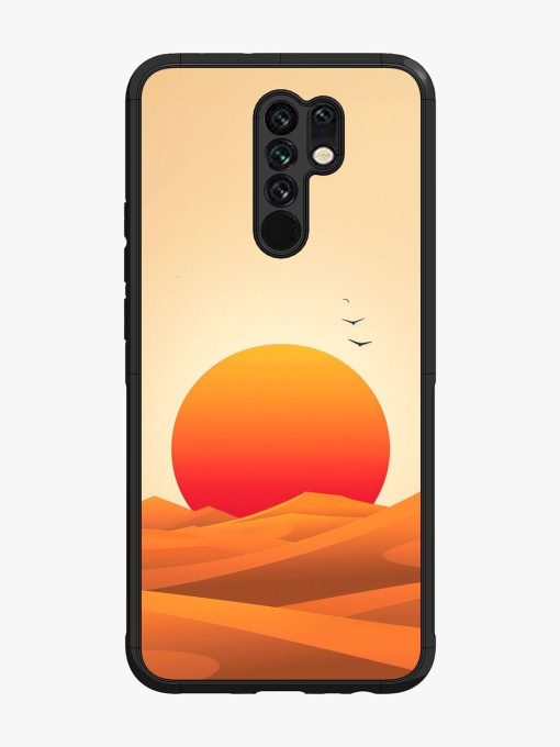 Desert Sunset Glossy Soft Edge Case for Poco M2 Chachhi