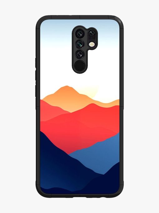 Sunset Peaks Glossy Soft Edge Case for Poco M2 Chachhi