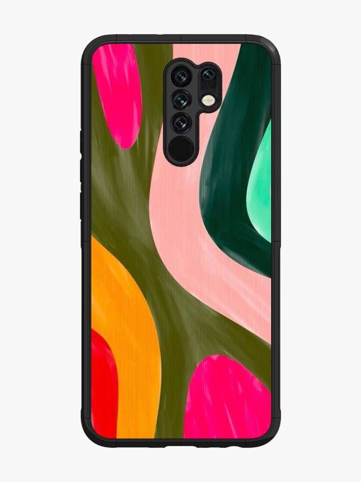 Wavy Wonder Glossy Soft Edge Case for Poco M2 Chachhi