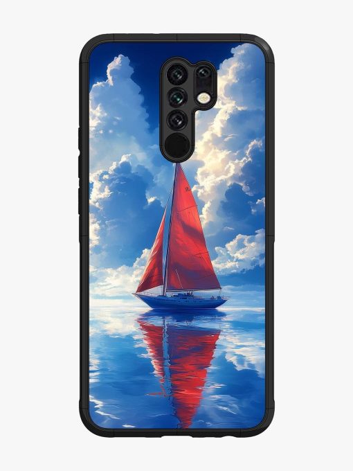 Crimson Sails Glossy Soft Edge Case for Poco M2 Chachhi