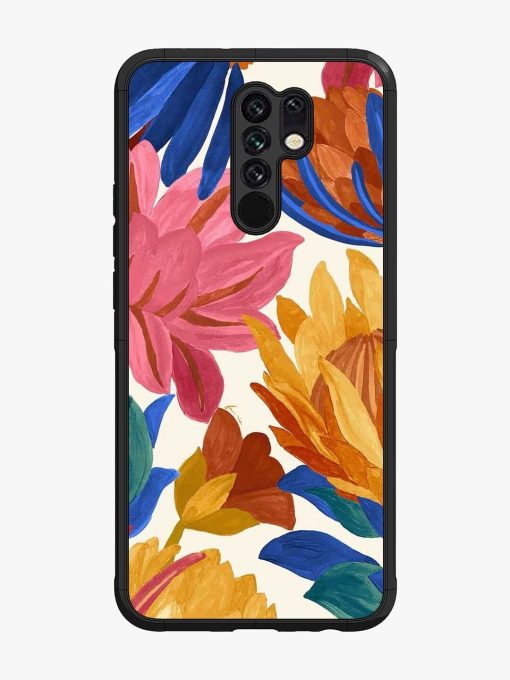 Blooming Tapestry Glossy Soft Edge Case for Poco M2 Chachhi