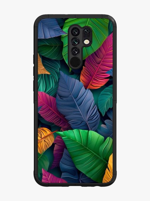 Tropical Tapestry Glossy Soft Edge Case for Poco M2 Chachhi