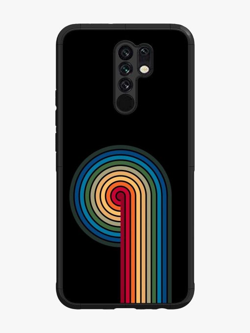 Rainbow Ripple Glossy Soft Edge Case for Poco M2 Chachhi