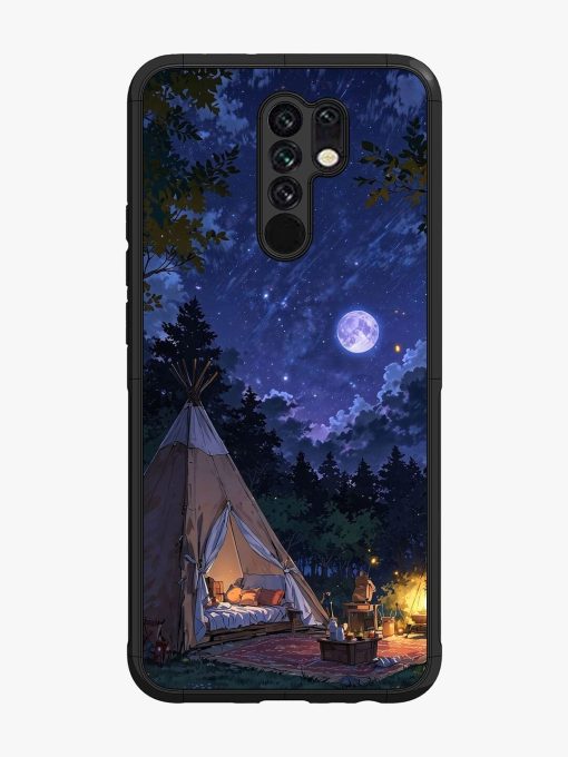 Moonlight Camping Glossy Soft Edge Case for Poco M2 Chachhi