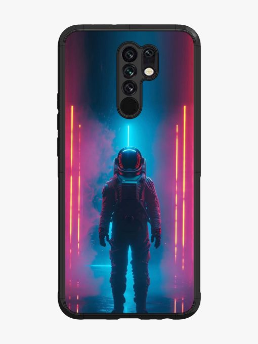 Neon Astronaut Glossy Soft Edge Case for Poco M2 Chachhi