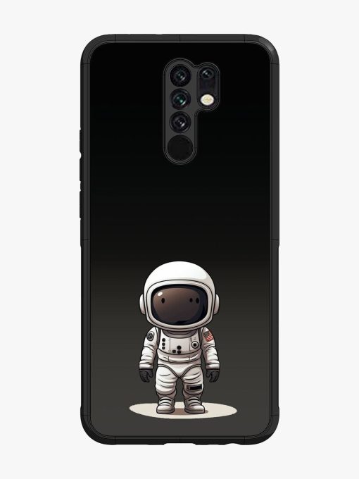 Neon Astronaut Glossy Soft Edge Case for Poco M2 Chachhi