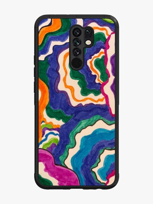 Wavy Wonder Glossy Soft Edge Case for Poco M2 Chachhi