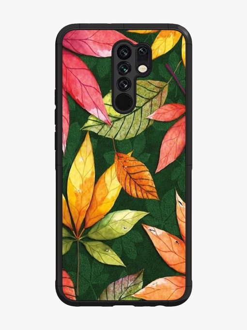 Autumn'S Embrace Glossy Soft Edge Case for Poco M2 Chachhi