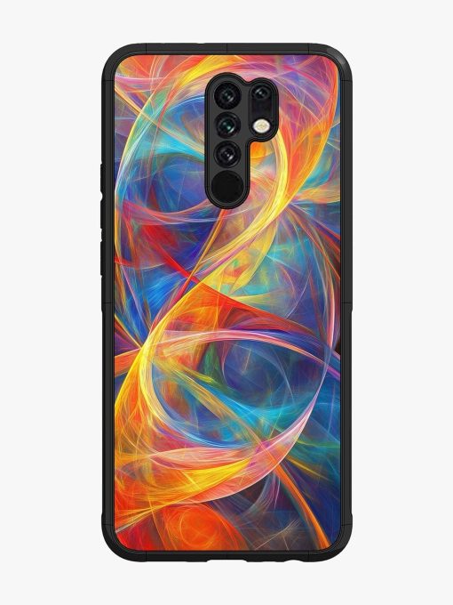 Cosmic Currents Glossy Soft Edge Case for Poco M2