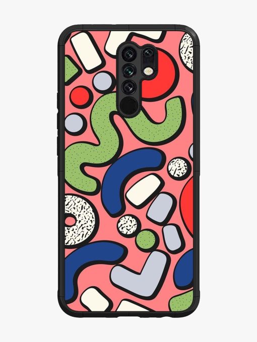 Groovy Geometric Shapes Glossy Soft Edge Case for Poco M2 Chachhi