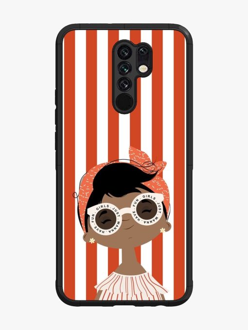 Girls Just Wanna Have Fun Glossy Soft Edge Case for Poco M2 Chachhi