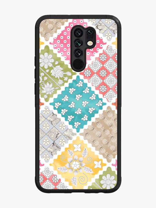 Patchwork Dreamscape Glossy Soft Edge Case for Poco M2 Chachhi