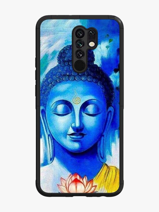 Serene Buddha With Lotus Glossy Soft Edge Case for Poco M2 Chachhi