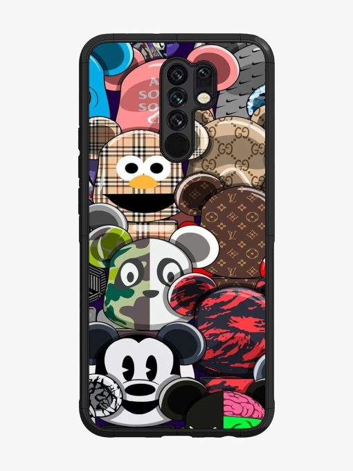 Streetwear Bearbrick Extravaganza Glossy Soft Edge Case for Poco M2 Chachhi