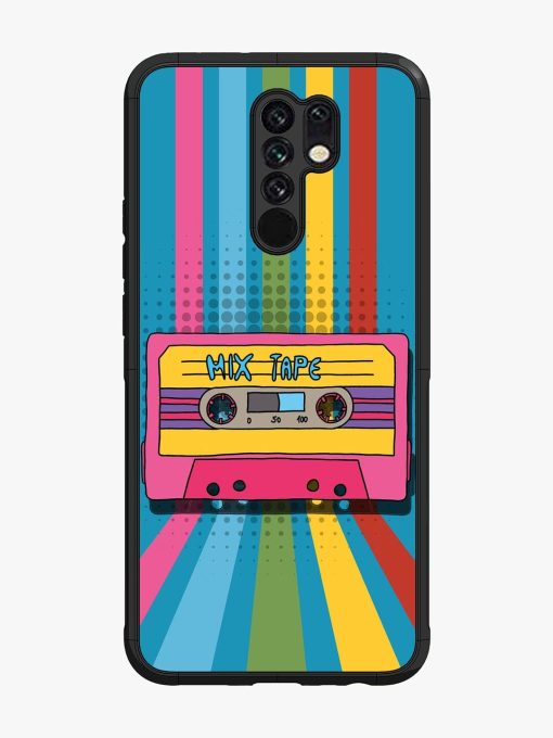 Retro Cassette Tapes Glossy Soft Edge Case for Poco M2 Chachhi