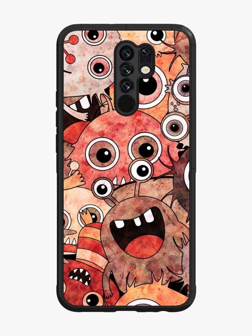 Monster Mash Glossy Soft Edge Case for Poco M2 Chachhi