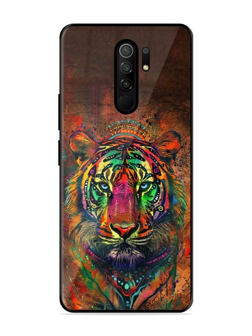 Cosmic Tiger Glossy Soft Edge Case for Poco M2 Reloaded Chachhi