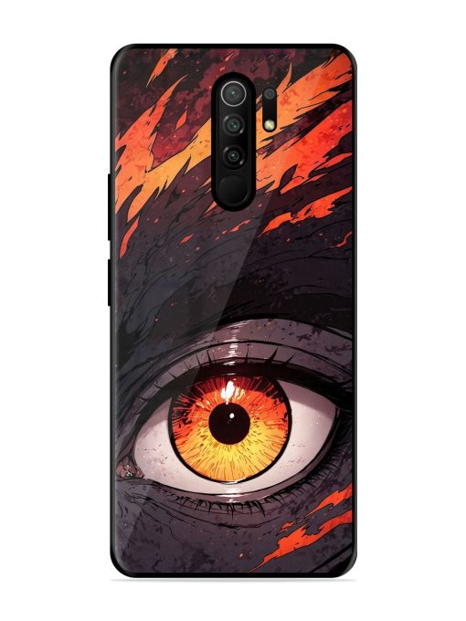 Inferno Gaze Glossy Soft Edge Case for Poco M2 Reloaded Chachhi