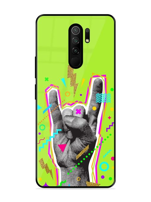 Neon Rock Glossy Soft Edge Case for Poco M2 Reloaded Chachhi