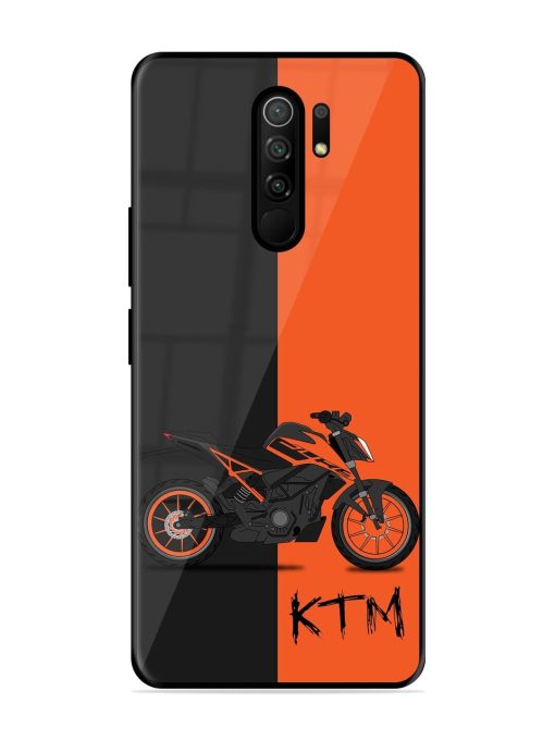 Orange Beast Glossy Soft Edge Case for Poco M2 Reloaded Chachhi