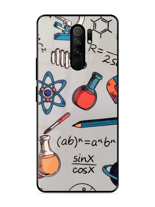 Science Doodle Glossy Soft Edge Case for Poco M2 Reloaded