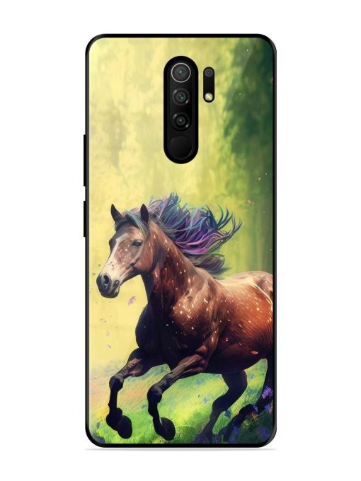 Enchanted Gallop Glossy Soft Edge Case for Poco M2 Reloaded Chachhi