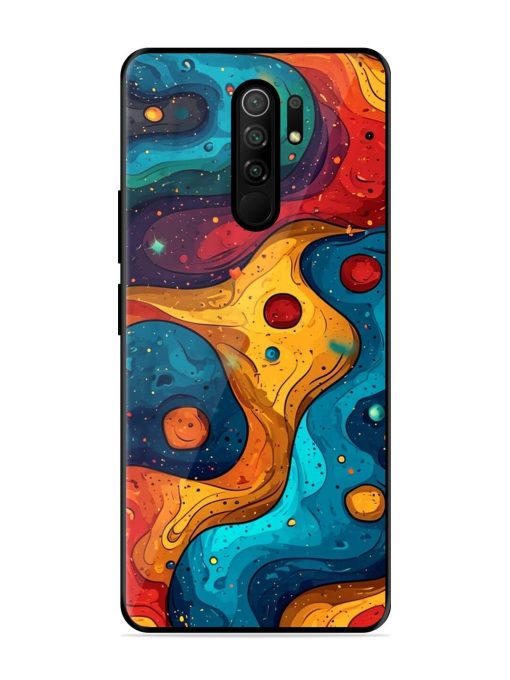 Cosmic Swirl Glossy Soft Edge Case for Poco M2 Reloaded