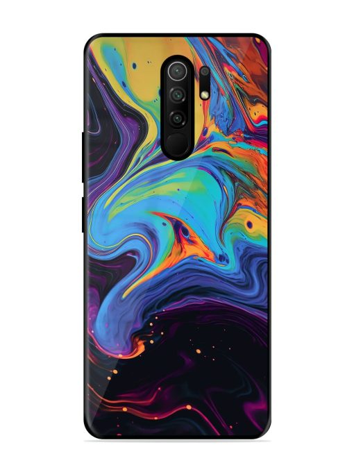 Liquid Dreamscape Glossy Soft Edge Case for Poco M2 Reloaded Chachhi