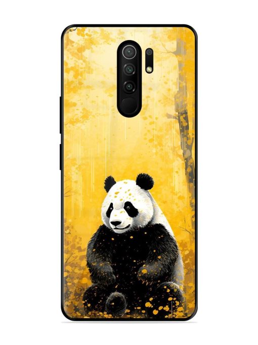 Golden Solitude Glossy Soft Edge Case for Poco M2 Reloaded Chachhi