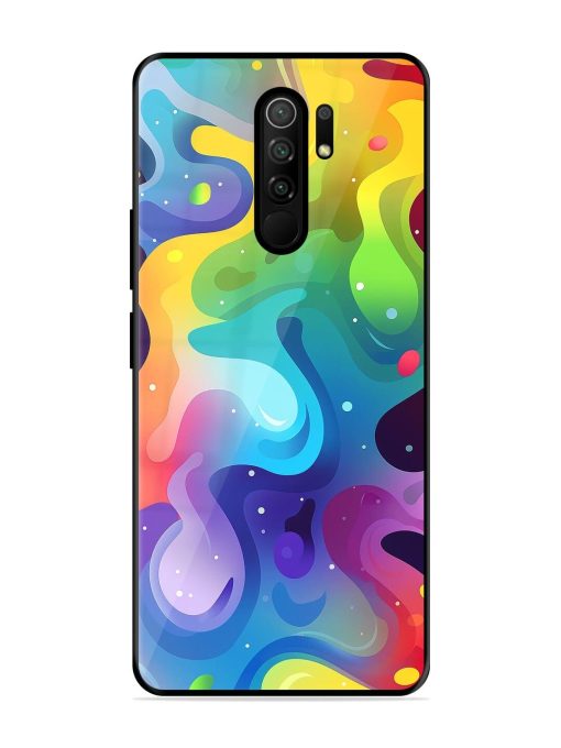 Rainbow River Glossy Soft Edge Case for Poco M2 Reloaded