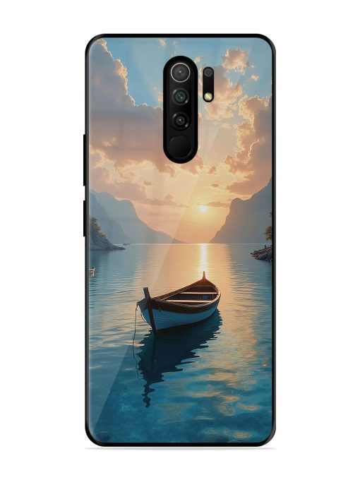 Serene Sunset Glossy Soft Edge Case for Poco M2 Reloaded Chachhi