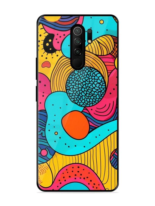 Psychedelic Patterns Glossy Soft Edge Case for Poco M2 Reloaded Chachhi