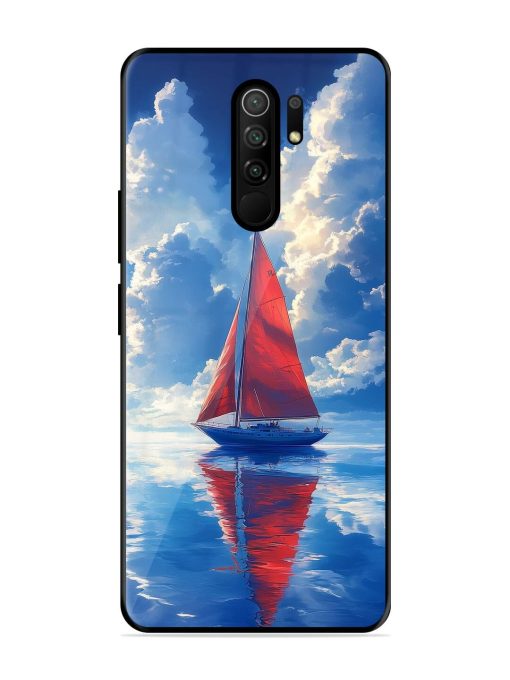 Crimson Sails Glossy Soft Edge Case for Poco M2 Reloaded Chachhi