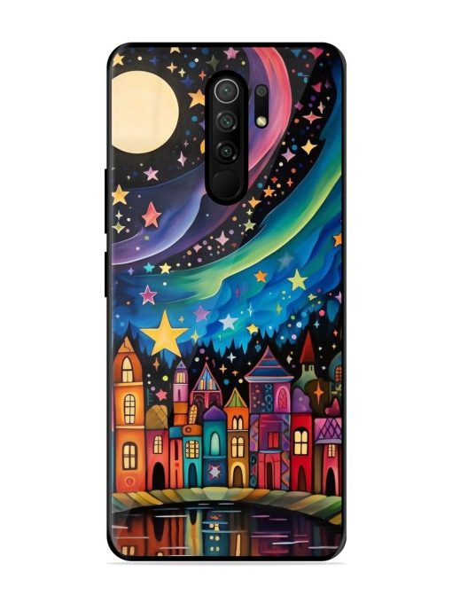 Starlit Village Glossy Soft Edge Case for Poco M2 Reloaded Chachhi