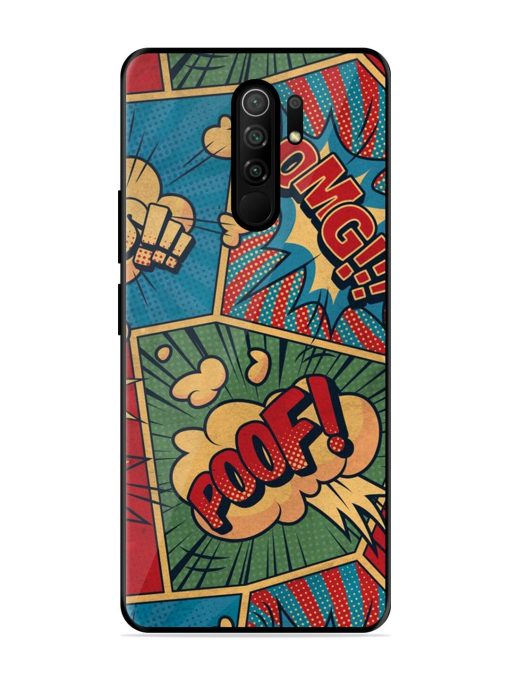 Comic Book Chaos Glossy Soft Edge Case for Poco M2 Reloaded Chachhi